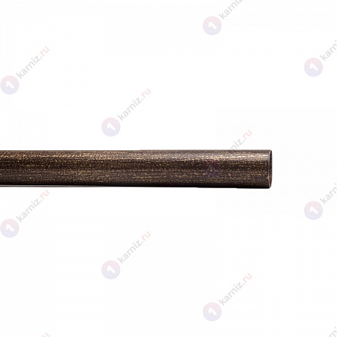 Карниз металлический Терентиус, настенный, 1-рядный, 16 мм., труба гладкая, Золото шоколад 2