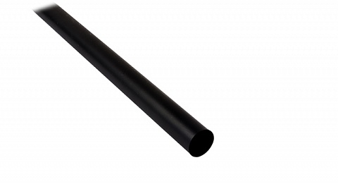 Карниз металлический Консорт, 1-рядный, 25 мм., труба гладкая, Черный матовый 2