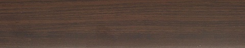 Карниз настенный пластиковый Нокс с планкой 50 мм., 2-рядный, Орех 2