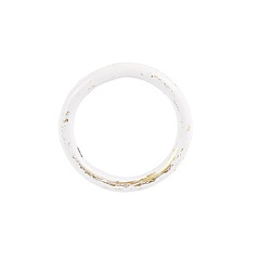 Кольцо шумное для металлических карнизов 25 мм., Белое золото