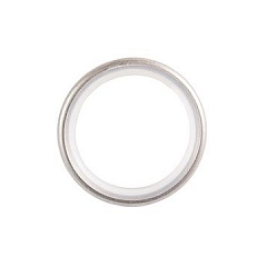 Кольцо бесшумное для металлических карнизов 16 мм., Сатин