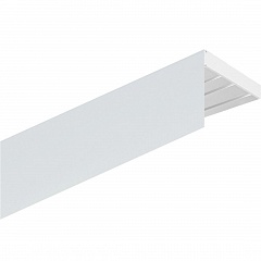 Карниз настенный пластиковый Лимма с планкой 65 мм., 3-рядный, Белый