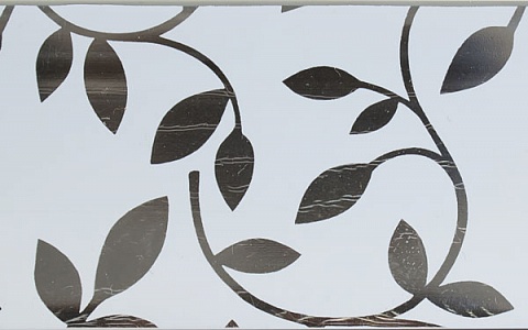 Карниз шинный, потолочный Баррэ с планкой 70 мм. и закруглениями, 2-рядный, Весна 2