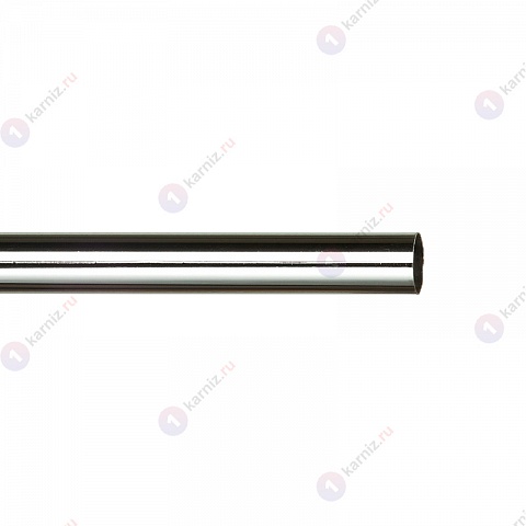 Карниз металлический Терентиус, настенный, 2-рядный, 16 мм., труба гладкая, Хром 2