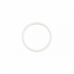 Кольцо шумное для металлических карнизов 25 мм., Белый глянец