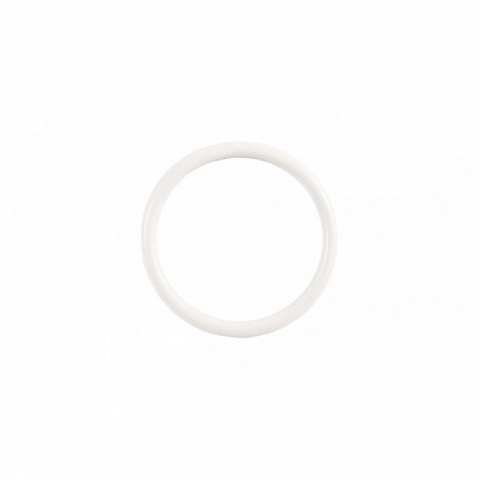 Кольцо шумное для металлических карнизов 25 мм., Белый глянец 1