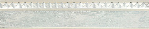 Карниз потолочный пластиковый Дариус с планкой 50 мм., 2-рядный, Хром 2