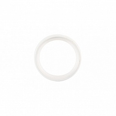 Кольцо бесшумное для металлических карнизов 19 мм., Белый глянец