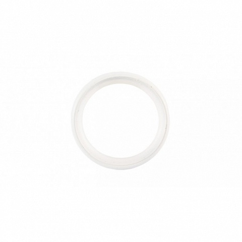 Кольцо бесшумное для металлических карнизов 19 мм., Белый глянец 1