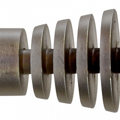 Наконечник Спираль для металлического карниза Октавиа-16, 16 мм., Сатин
