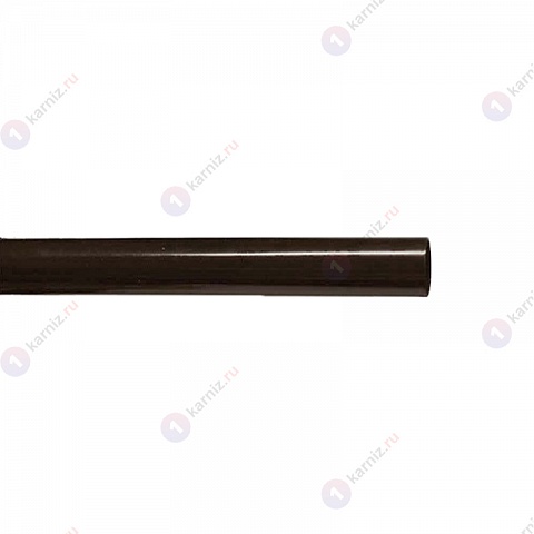 Карниз металлический Терентиус, потолочный, 2-рядный, 16 мм., труба гладкая, Шоколад 2