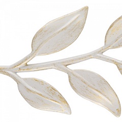 Наконечник Ива для металлического карниза Октавиа-16, 16 мм., Белое золото