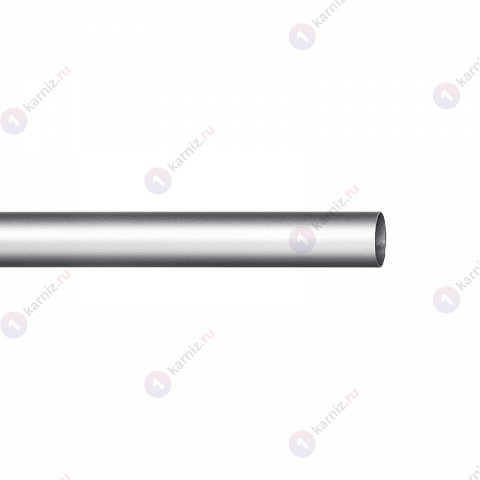 Карниз металлический Терентиус, потолочный, 2-рядный, 16 мм., труба гладкая, Серебро 2
