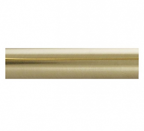 Карниз металлический Октавиа 16, 1-рядный, 16 мм., труба гладкая, Золотой глянец 1