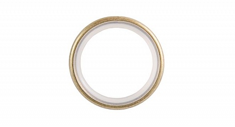 Кольцо бесшумное для металлических карнизов 25 мм., Антик 1